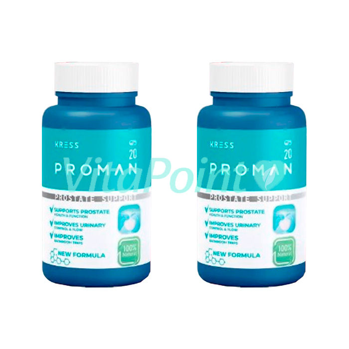 Proman ◦ means to strengthen and maintain prostate health ◦ 