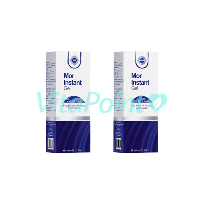 Mor Instant Gel ◦ Gel for joints and muscles: quickly relieves pain, edema and stiffness, improves mobility ◦ In Libya