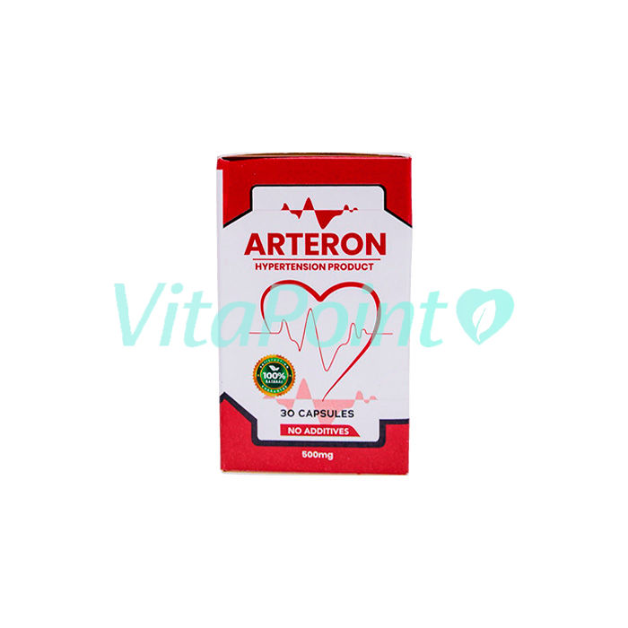 Arteron Capsules - Capsules to normalize pressure: improve blood circulation, reduce the risk of pressure jumps, eliminate headache and noise in the ears